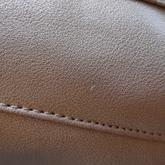 NWT Juicy Couture Word Play Gold Embossed Metallic Tote Bag - Picture 16 of 16